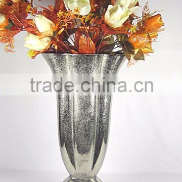 Designer Glass Aluminium Flower Vases Used For Wedding And Birthday Party Decoration