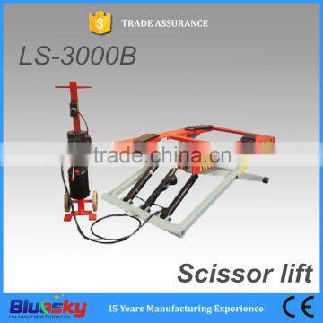 Alibaba China LS-3000S Movable Scissor Car Lift/used garage equipment