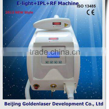 Fine Lines Removal 2013 Importer E-light+IPL+RF Machine Beauty Equipment Hair Removal 2013 Hair Washing Machine Shrink Trichopore