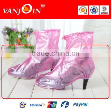 Pink Girls PVC Rain Shoe Cover