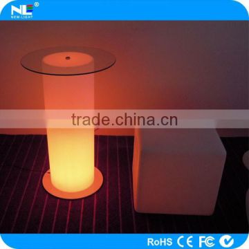 China alibaba supplier remote control cylinder LED light bar table