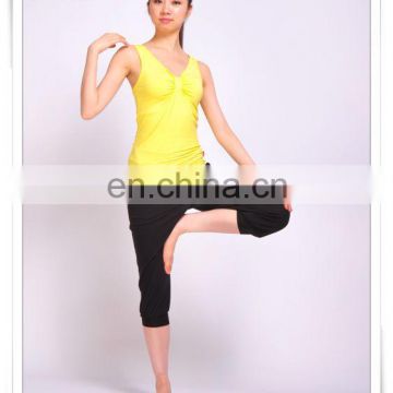 11311126 Front Pinch Back Cross Yoga Top