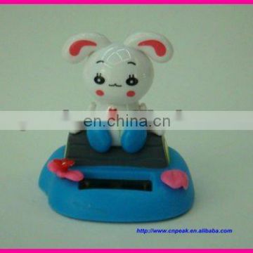 rabbit solar nodding head toys/solar flip flap/solar animal toy