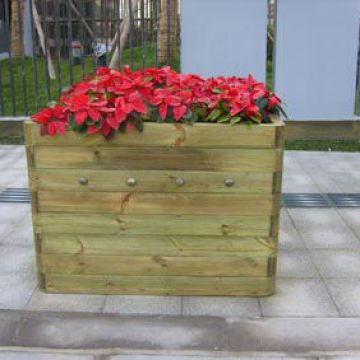 Rectangular Planter Box Nontoxic Outdoor Flower Boxes Environmental Protection