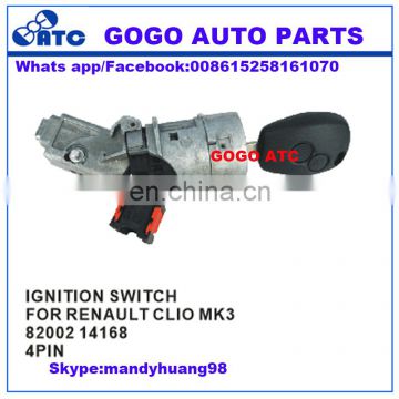motorcycle ignition switch lock 82002 14168 for RENAULT 4pin
