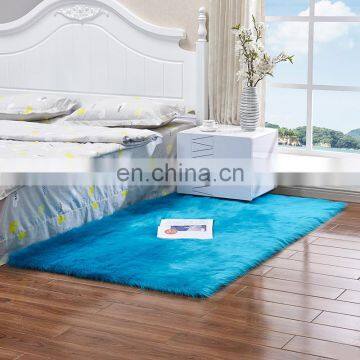 hot sales artificial faux sheepskin fur rug 2019