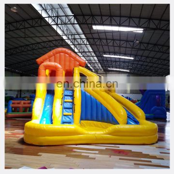 Outdoor Children Amusement Park Blow Up Pool Slides Commercial Inflatable Pool Water Slide For Sale