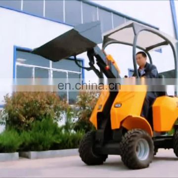 HY200 micro Articulated wheel loader with digger