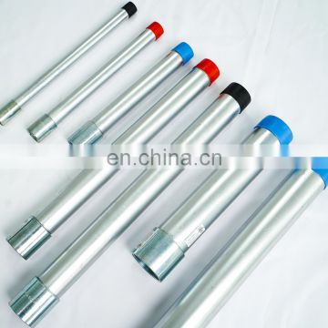 hot dip galvanized rgs conduit size 1 dia 2 ft length for easy wire pulling