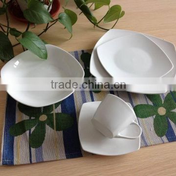 high quality square dinner set,ceramic dinner ware,porcelain ware