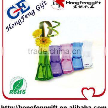 Fashion Home Decor fashionable pvc vase ,Plastic Folding Vase/pvc vase