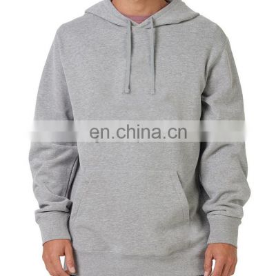 Blank Heather grey Printed heavy Custom made fleece hoodies sweatshirt supplier hoody men's