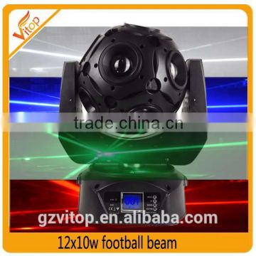 Top selling beam foot ball stage lights 12*12W RGBW 4in1Led Football Moving Head Light