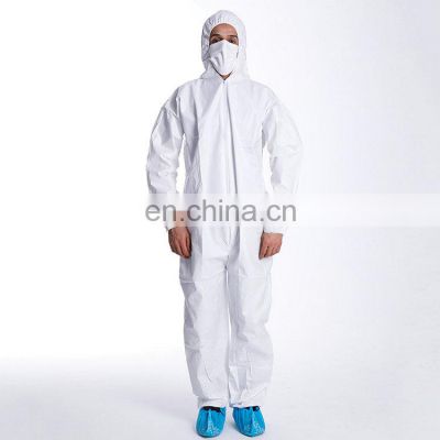 Used for Spray Painting and Cleaning Work Polypropylene Breathable Material Disposable coverall