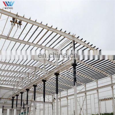 WZH cheap pre fabricated tiny workshop building steel structure warehouse