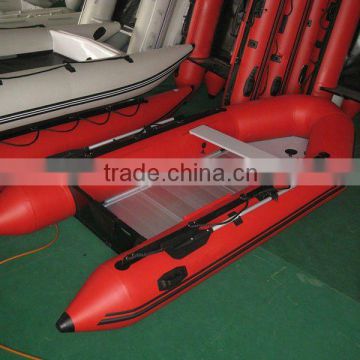 CE 2012 Hot selling Hypalon/PVC Aluminum floor rescue boat 360 Inflatable Boat
