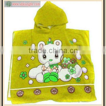 Breathable Hooded Towels For Babies With Nice Embroidery Style