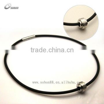 2012 fashion germanium titanium balance pendant silicone necklaces jewelry