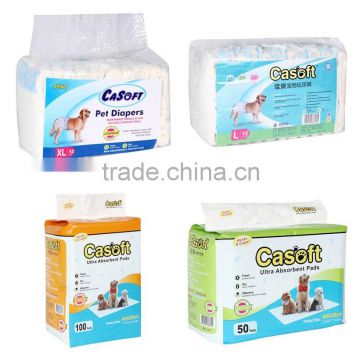 soft non woven fabric surface OEM brand disposable pet pad/pet training pad