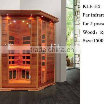 CE/ETL/Rohs approved Infrared Corner Sauna KLE-R5