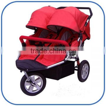 Twin Baby Stroller, Double Stroller, Side by Side Baby Stroller