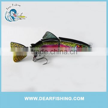 custom handmade painted fishing lure swimbait rainbow trout