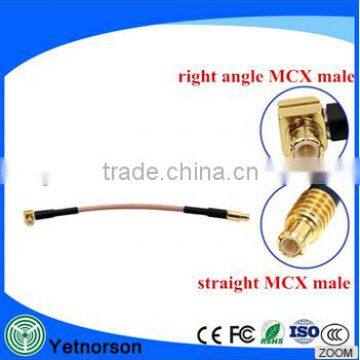 MCX RFJumper cable Antenna RF coaxial Cable with RG178/RG316/RG174 pigtail cable