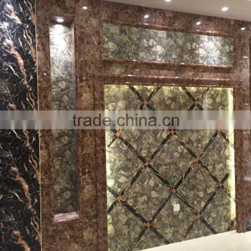 Wholesale imitation marble plastic panel for interior decoration