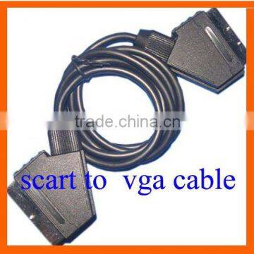 scart to 15 pin vga cable