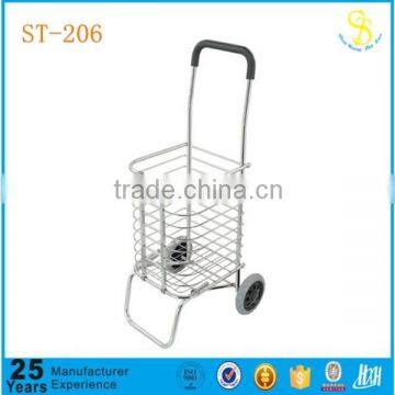 Guangzhou heavy duty rolling folding wire shopping carts