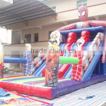 bouncer house inflatable snow parkc astle with slide