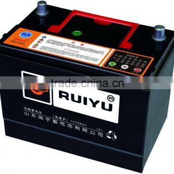 maintenance free and dry car battery 6QW-84