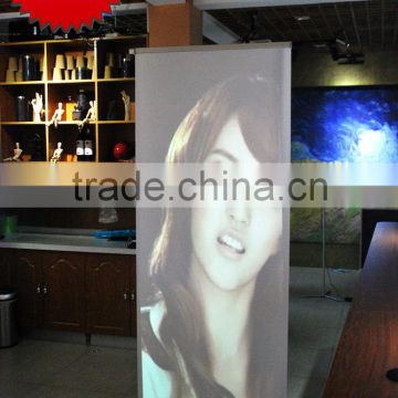 roll up banner stand, used for exhibition, retail store, super market