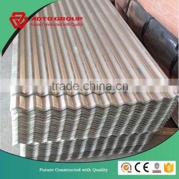 Construction Roofing Materials Galvenized Steel 8ft 10ft 12ft Corrugated Sheets for Sidewalk Sheds System