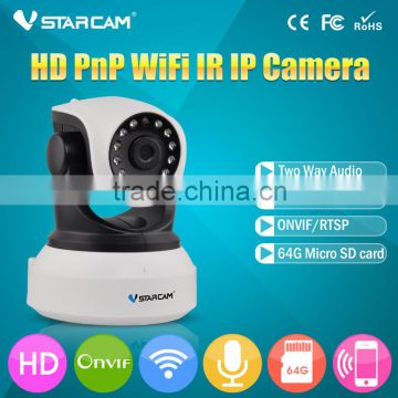 VStarcam ONVIF 720P pan tilt ir-cut cmos ip cam home wireless security onvif p2p 720p hd pen camera
