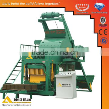 China QTJ4-18 construction refuse brick making machine