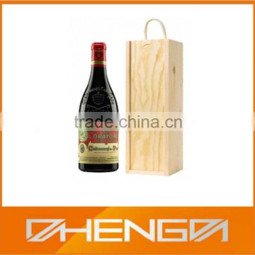 High Quality China Manufaturer Single French Beaujolais Celebration Wine Gift Packaging Box(ZDW13-W024)