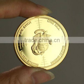 2015 new arrival animal golden souvenir coin