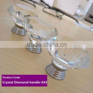 New products trendy style crystal acrylic door knobs directly sale