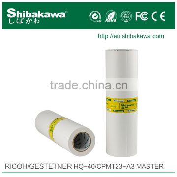 HQ40 duplicator ricoh master paper roll ricoh master roll