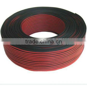 RVB flat pvc power cable flex black and red