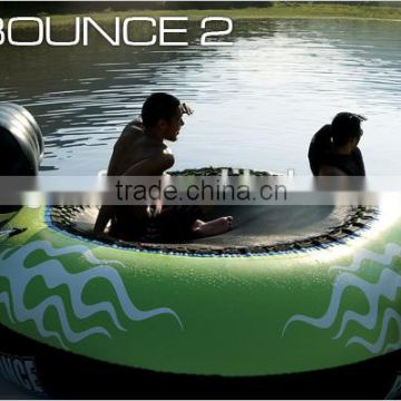 towable & inflatable bouncer boat island slide surfing BIG BOUNGE 2 bounger trampouline