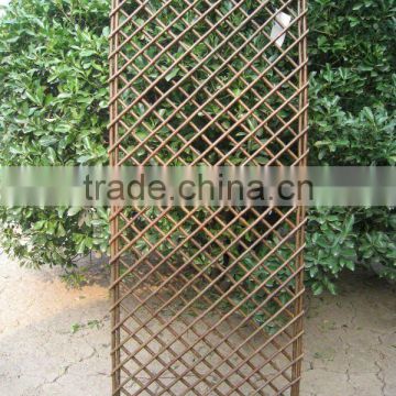 Wooden garden fencing screen