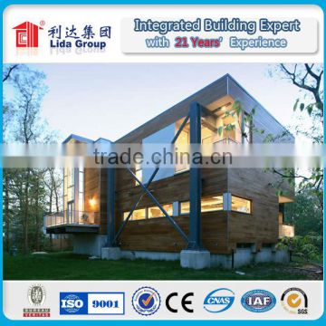 stylish design light steel prefabricated villa