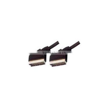 Black color 9 pin Scart cable