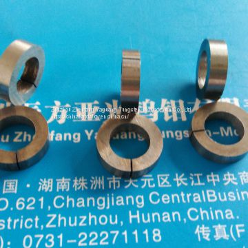 Tungsten Rings for Radioactive Shielding Application