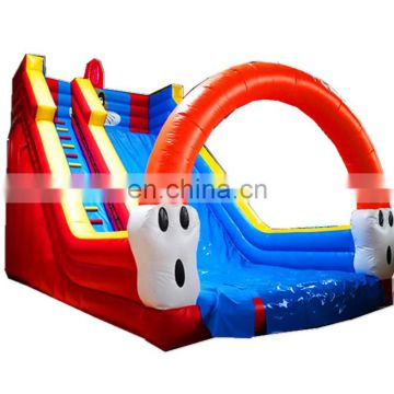 Top quality animal cartoon theme slide kids inflatable play for sale