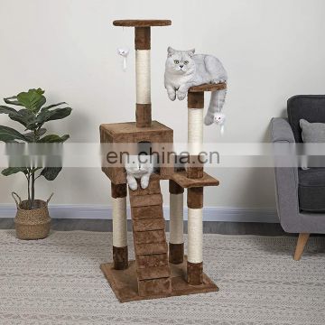 China Cheap Cat Tree Floor to Ceiling Cat Tree Tall and Large Cat Tree