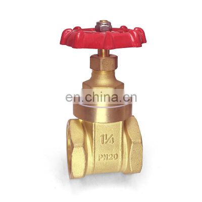 brass die casting machine pump water supply 1 1/4" Inch gate valve