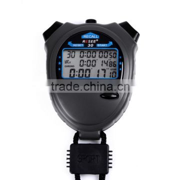Professional football and basketball referee stopwatch/led display stopwatch